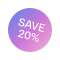 SAVE 20% RW